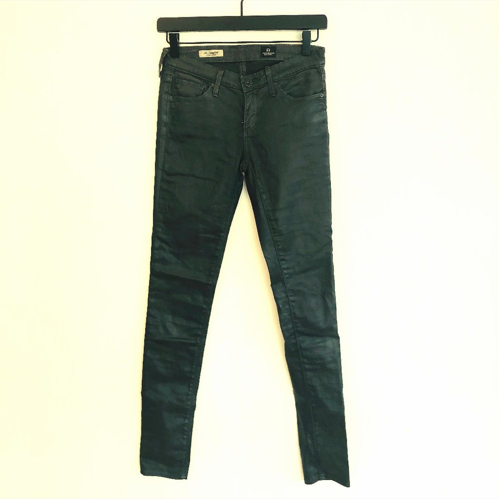 Adriano Goldschmied Faux Leather Super Skinny Jean